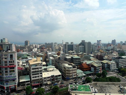 Taizhong city, view from China Medical Hospital - 11th Floor